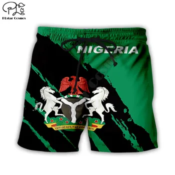 Vyrai Vasarą kenija vėliavos Atsitiktinis Šortai 3d Atspausdintas Quick Dry Juokinga Valdybos Šortai Elastingas Juosmens lašas laivybos