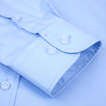 Vyriški Klasikiniai ilgomis Rankovėmis Kieto Pagrindinių Suknelė Marškinių Kišenėje-mažiau Dizaino Reguliariai-fit Non-geležies Bambuko Pluošto Verslo Ruožas Marškinėliai