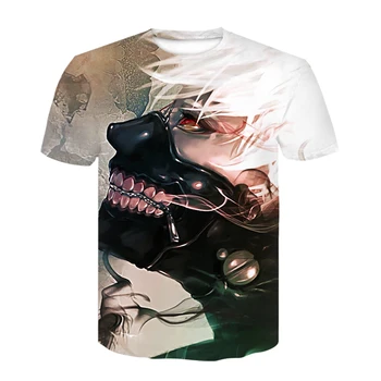 Vyriški T-shirt naruto 3DT T-shirt mados tendencija trumpas rankovėmis atspausdintas T-shirt apvalus kaklas vasaros T-shirt 2020 m.