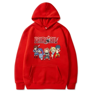 Vyrų Hoodie Anime Ir Animacinių Filmų Fairy Tail Natsu Atsitiktinis Streetwear Cosplay Palaidinės Hoodie
