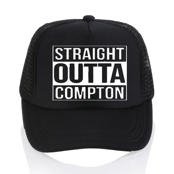 Vyrų ir Moterų Laišką Straight Outta Compton Beisbolo kepuraitę Europos ir Jungtinių valstijų roko Stiliaus skrybėlę Vasaros laisvalaikio Akių bžūp