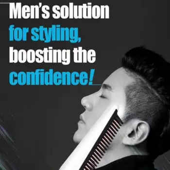 Vyrų, Moterų, Daugiafunkcinis Elektros Formavimo Šukos Greitai Šildymo Plaukai, Barzda Tiesinimo Priemonė Teptuku Salonas Kirpyklų Įrankiai