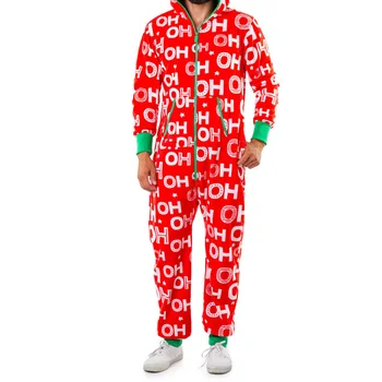 Vyrų Rudens-Žiemos Vienos dalies Kostiumas Modelio Užtrauktukas Hoodie Jumpsuit su Kišenėje Kalėdų vaidinimą Festivalis Pižama Homewear