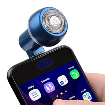 Vyrų Skustuvas Magnetiniai Mini USB Mini Telefonas Barzda Žoliapjovės Vyrų Skutimosi Barzdos Skutimosi Plaukų Šalinimo įtaisas Vandeniui Skustuvai, Nešiojamų