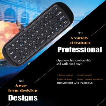 W1 2.4 G Air Mouse Wireless Keyboard 6-Ašies Judesio Prasme IR Mokymosi Nuotolinio Valdymo pultas Su USB Imtuvas 