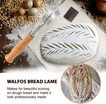 WALFOS Duona Nevykęs Naujas Europos Duonos Lanko Lenkti Duonos Peilis Vakarų stiliaus Batono Pjaustymo prancūzijos Toas Pjovimo Įrankiai