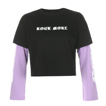 Weekeep Gaisro Liepsnos Spausdinti Padirbtus Dviejų Dalių Palaidinukė Moterų Harajuku Gotikos Streetwear Hoodies Mados Prarasti Pasėlių Palaidinės 2020 M.