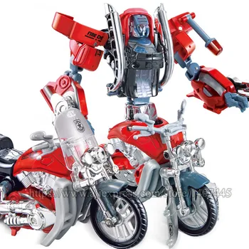 WEIJIANG 5 IN 1 negabaritinių 35CM Transformacijos ABS Plastiko Devastator Žaislas berniukas Robotas, Automobilių Gaisro Gelbėjimo Motociklo vaikai Veiksmų Skaičiai