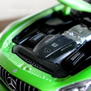 WELLY 1:24 Karšto pardavimui, Mercedes-Benz AMG GT automobilių sporto modeliavimas lydinio automobilio modelį amatų, apdailos kolekcijos žaislas įrankiai dovana