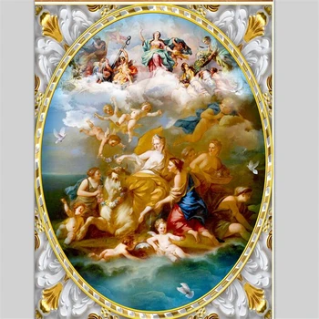 Wellyu обои Užsakymą tapetai, 3d foto freskos, Dievo Evangelijos didelių Europos pobūdžio aliejaus tapybai Zenith freskos papel de parede