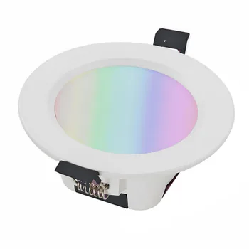 WIFI Smart LED Spot Lemputė E27 85V-265V Pritemdomi Turas Downlight 7W RGB Spalva Keičiasi Lubų Lempa Dirbti su Alexa 