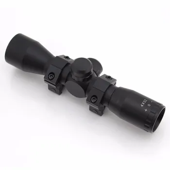 WIPSON Taktinis Tikslas 4X32 Regos akyse Kompaktiškas Riflescopes Sporto tolimatis tipo Tinklelis Medžioklės Monokliai Su Reguliuojamu Geležinkelių Stovai