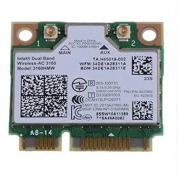 Wireless card intel Dual Band 3160AC 3160 ac 