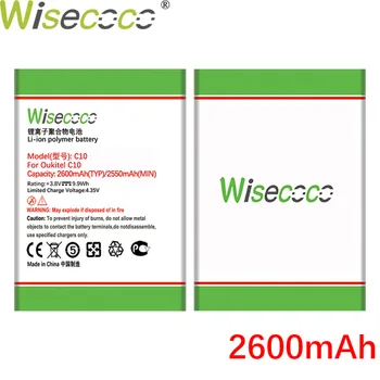 Wisecoco 2600mAh NAUJĄ Bateriją Už Oukitel C10 Mobilųjį Telefoną Aukštos Kokybės baterija+Sekimo Numerį