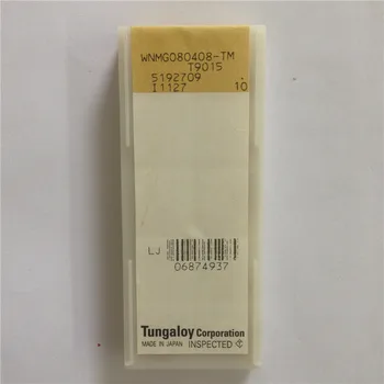 WNMG080408-TM T9015 Originalus TUNGALOY karbido įterpti su geriausios kokybės 10vnt/lot nemokamas pristatymas