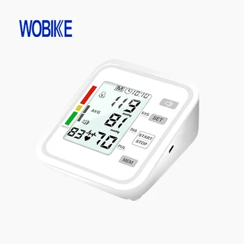 WOBIKE Rankos Skaitmeninis Kraujo Spaudimo Monitorius Viršutinės Rankos Pulsas Sphygmomanometer Automatinė BP Širdies ritmas, Pulsas Kamertonas ' tensiometer