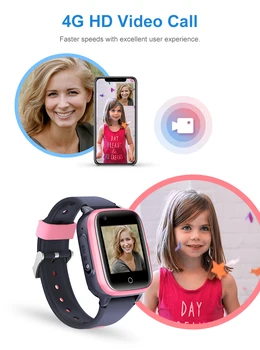 Wonlex KT15 Smart Laikrodžiai Vaiko Vieta-Tracker 4G HD Vaizdo skambučiais Laikrodis Vaikams Padėties-Telefono Anti-Lost Baby-GPS Kelio Žiūrėti