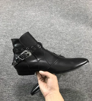 WPG Aukščiausios kokybės NAUJO stiliaus dizaineris BLACK dažų Sluoksnį vyrų batai prabangos prekės 