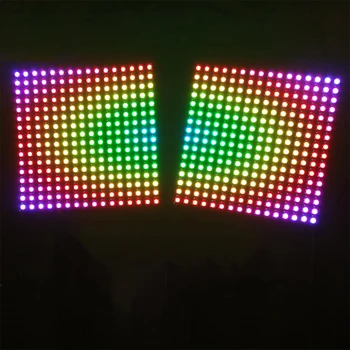 WS2812B Matricos Pikselių Ekrano Skydelis Skaitmeninis Ekranas Valdybos Lankstus Užprogramuotas Individualiai IC Naudoti LED Šviesos Pikselių