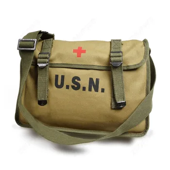 WW2 JAV Kariuomenėje korėjos Karo, JAV U. S. N. Pirmosios Medicinos Pagalbos Krepšys aukštos kokybės