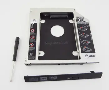 WZSM Naujas 2 HDD SSD Kietąjį Diską Caddy Adapteris Asus N55E N55SF N75E N75S N75SF N55SL Nuimamas Faceplate