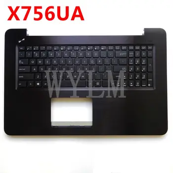 X756UA Už ASUS X756 X756UX X756UXK X756U X756UV X756UB X756UJ X756UQ Dvikalbiai nešiojamojo kompiuterio klaviatūra rėmas C atveju išorės