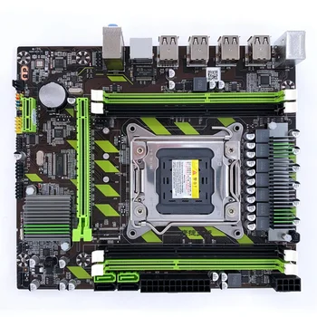 X79 X79G Plokštė Rinkinys su LGA2011 Combo Xeon E5 2620 PROCESORIAUS 2vnt x 4 = 8 gb Atminties DDR3 RAM 133hz PC3 10600R