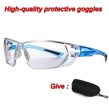 XGY-8 Aukštos kokybės apsauginiai akiniai atsparus smūgiams, Anti-rūko ir Anti-scratch Akiniai Dviračių Darbo apsauga, apsauginiai akiniai