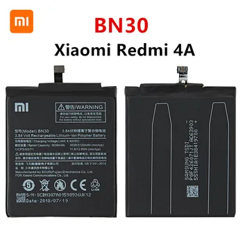 Xiao mi Originalus BN30 3120mAh Baterija Xiaomi Redmi 4A Redmi4A BN30 Telefonas Pakeitimo Baterijas +Įrankiai