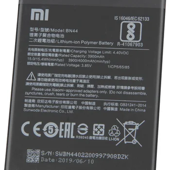 Xiao Xiaomi Mi BN44 Telefono Baterija Xiao mi Redmi 5 plius 5.99
