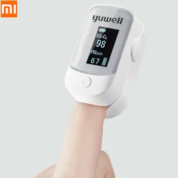 Xiaomi Yuwell Oximeter OLED Ekrano Skaitmeninis Piršto Kraujo Deguonies Įsotinimo Stebėti greitųjų Jutiklis Šeimos Sveikatos Priežiūros Pulsas