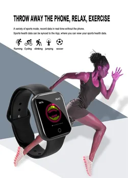 Y68 Pro Moterys Vandeniui Smart Žiūrėti Bluetooth Lydinio Dial Sporto laikrodis Širdies ritmo Monitorius Fitness Tracker Dovanas Naujiems Metams