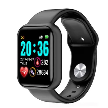 Y68 Smart Watch Vyrų D20 Pro Fitness Smartwatch Širdies ritmo Monitorius Kraujo Spaudimas Sporto Sekimo Apyrankę, 