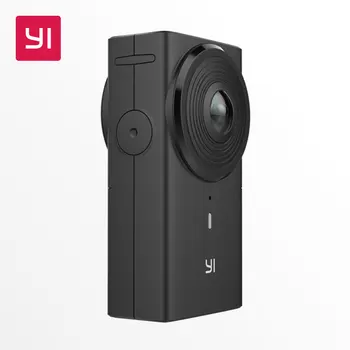 YI 360 VR vaizdo Kamera Dual-Objektyvas 5.7 K HI Gebos Kamera su Elektroninį Vaizdo Stabilizavimą, 4K in-Camera Susiuvimo