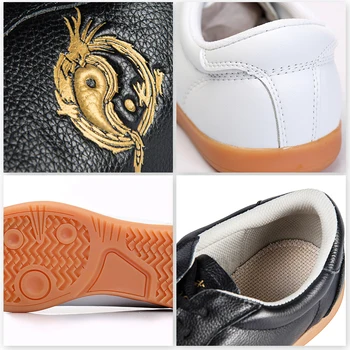 Yiwutang Kinijos Kung fu batai ir Kovos menų batai Tai chi chuan vyrų ir moterų wushu ir taiji Odiniai batai