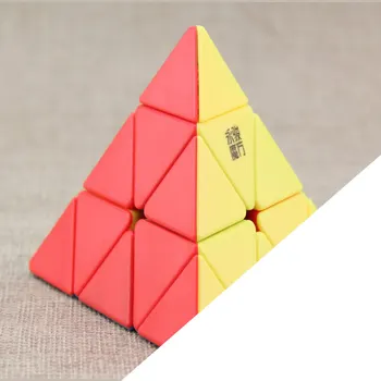 YongJun YuLong Piramidės 3x3x3 Magic Cube YJ 3x3 Profesinės Greičio Įspūdį Antistress Švietimo Žaislai Vaikams