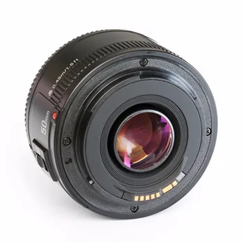 YONGNUO YN EF 50mm f/1.8 AF Objektyvo Diafragma Auto Focus YN50mm f1.8 objektyvas Canon EOS VEIDRODINIAI Fotoaparatai