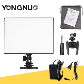 YONGNUO YN300 oro YN-300 oro Pro LED Fotoaparato Vaizdo Šviesos, vaizdo, fotografijos, Šviesos,+AC Maitinimo Adapteris, įkroviklis, rinkinys, Skirtas 