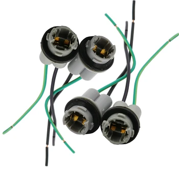 YSY 100X Automobilių stilius OEM 10CM T10 Auto lemputės lizdo laikiklį T15 W5W 194 168 vielos Kabelis adapteris Kištuko Jungtis T10 LED Lemputės adapteris