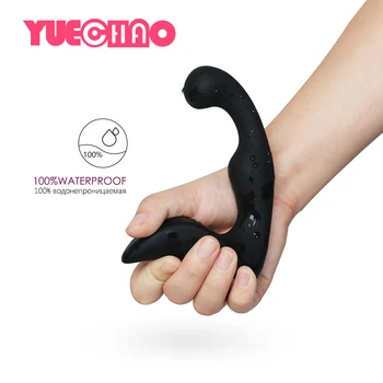 YUECHAO USB įkrovimo analinis masažas stick Japonija prostatos masažas analinis žaislas 7 greičio vyrų ir moterų modelių, masturbacija sekso žaislai