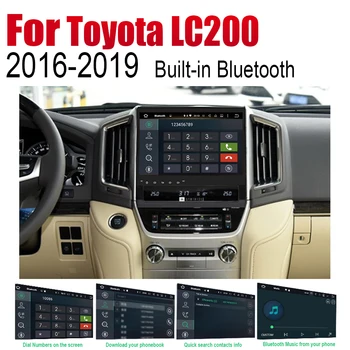 ZaiXi Auto Grotuvas GPS Navigacija Toyota Land Cruiser LC200 2016~2019 Automobilio 