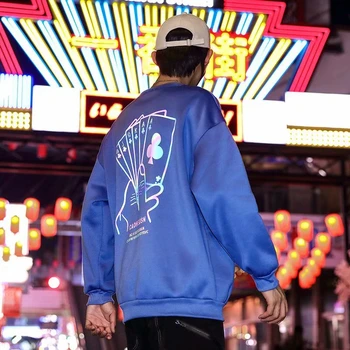 ZAZOMDE Atspindintis Palaidinukė Vyrų 2020 Lazerio šviesą Atspindinčios Negabaritinių Japonijos Streetwear Harajuku Hip-Hop Hoodie Vyrų Susagstomi megztiniai