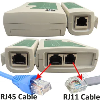 Zeadow Tinklo Kabelių Testeris LAN RJ45 RJ11 N21CL Cat5 Ethernet Linijos Priemonė Plačiajuosčio Interneto Ryšio Greičio Pajėgumą Bandymas