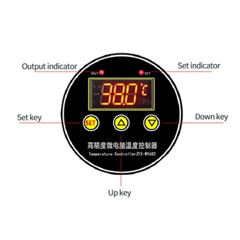Zfx-W1602 Skaitmeninis Temperatūros Reguliatorius intelektinių Šildymo Aušinimo Ntc Jutiklis Temperatūros Kontrolės Termostatas Jungiklis