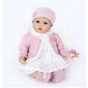 ZIYIUI Reborn Baby Lėlės Mergaitė, 55 Cm, Tikroviška Silikono Vinilo Pelėsių Veido Magnetiniai Žaislai, Vaikų Kalėdų Dovana