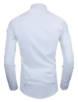 ZOGAA Vyrų Rudens-Pavasario Spausdinimo Atsitiktinis Marškinėliai Slim Fit Long Sleeve Mens Marškinėliai Paprastos Konstrukcijos Vasaros Marškinėliai Tees Vyrų Viršūnes 2020 m.