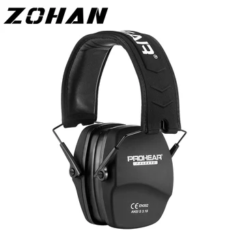 ZOHAN Taktinis ausinės, ausų apsaugos šaudymo ausinių medžioklės Klausos earmuff Triukšmo mažinimo 25db earmuffs Silikono