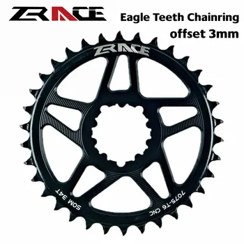 ZRACE 10s 11s 12s MTB Chainwheel,Suderinama Erelis dantų 7075AL CNC,kompensuoti 3mm,Dviračių, neįtikėtinai stiprios už SRAM Direct Mount Alkūninius
