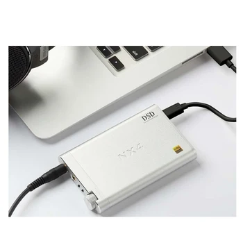 Įdaras NX4DSD ES9038Q2M USB DAC DSD AMP Nešiojamų Dekoderis Ausinių Stiprintuvo XMOS-XU208 NX4 DSD