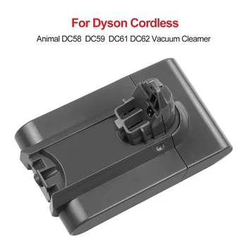 Įkrovimo baterija (akumuliatorius dulkių siurbliai už Dyson V6 DC58 DC59 DC61 DC62 SV05 SV07 SV09 SV06 21.6 V 3A Li-ion baterijos pakeitimas